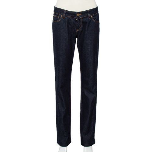 Gucci Navy Blue Denim Straight Leg Jeans S - Gucci - Modalova