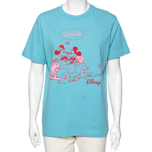 Gucci x Disney Blue Cotton printed Short Sleeve T-Shirt M - Gucci - Modalova