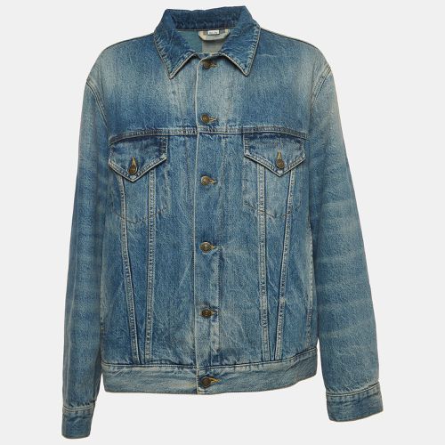 Gucci Blue Japanese Embroidered Denim Jacket L - Gucci - Modalova