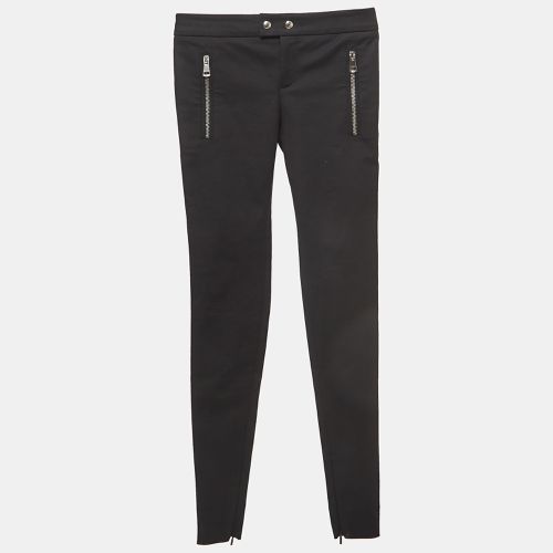 Cotton Zipper Detail Skinny Pants XS - Gucci - Modalova