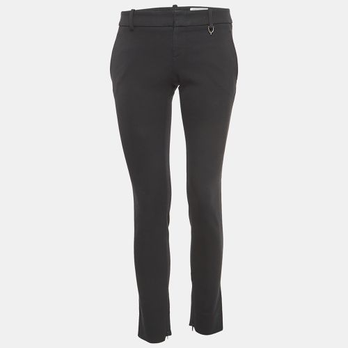 Gucci Black Cotton Blend Slim Fit Formal Trousers S - Gucci - Modalova