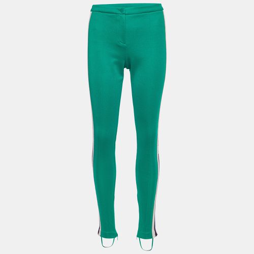 Gucci Green Tech-jersey Side Stripe Stirrup Leggings XS - Gucci - Modalova