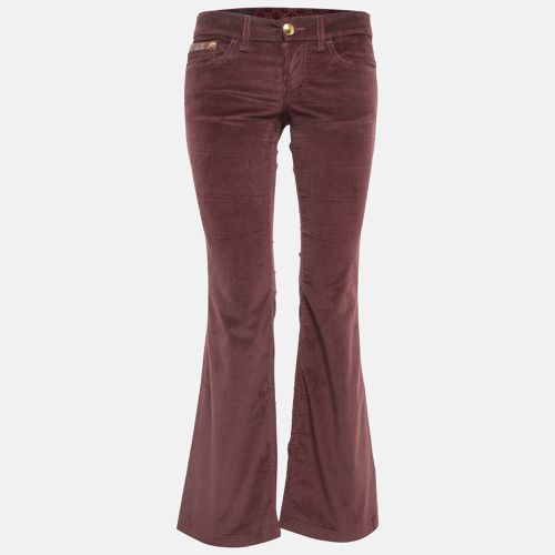 Gucci Burgundy Corduroy Straight Leg Pants S - Gucci - Modalova