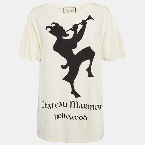 Chateau Marmont Print Jersey T-Shirt S - Gucci - Modalova