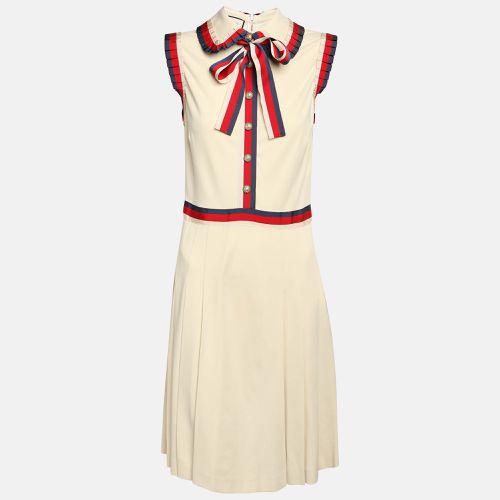 Stretch Jersey Web Trim Detail Shift Dress S - Gucci - Modalova