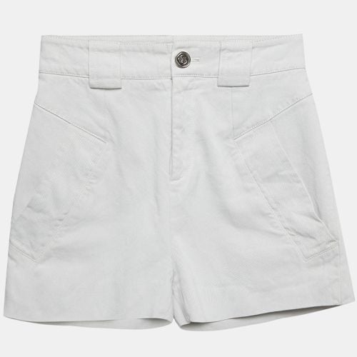 Gucci White Gabardine Regular Shorts S - Gucci - Modalova