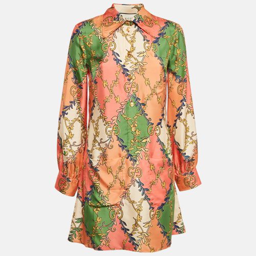 Gucci Multicolor GG Rhombus Print Shirt Dress S - Gucci - Modalova