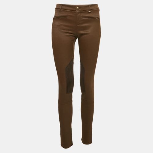 Cotton Blend Gabardine Breeches Pants S - Gucci - Modalova