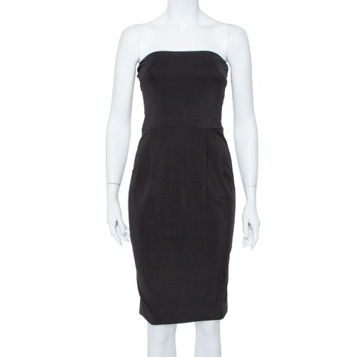 Gucci Black Jersey Strapless Sheath Dress S - Gucci - Modalova