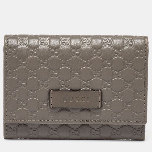 Microssima Leather Card Case - Gucci - Modalova