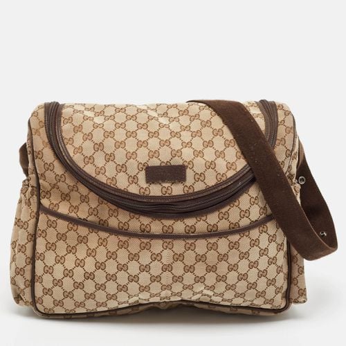 Gucci Beige/Ebony GG Canvas Original Baby Changing Bag - Gucci - Modalova