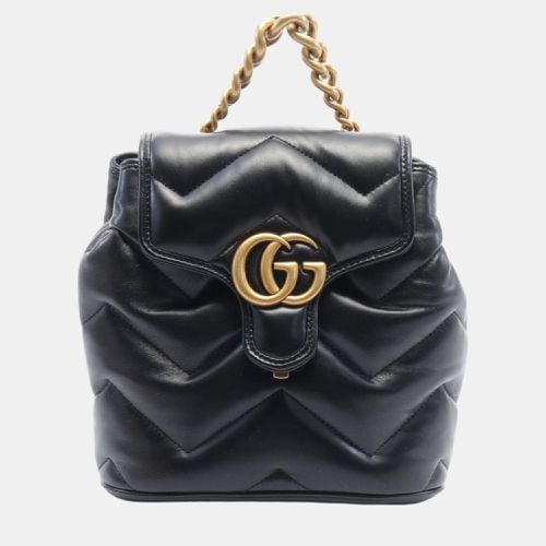 Leather GG Marmont Backpack - Gucci - Modalova