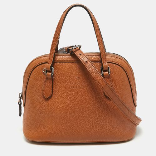 Gucci Brown Leather Mini Dome Satchel - Gucci - Modalova