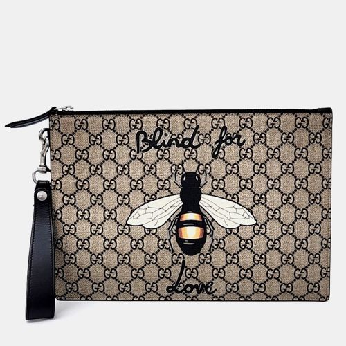 Gucci GG Supreme Clutch Bag - Gucci - Modalova