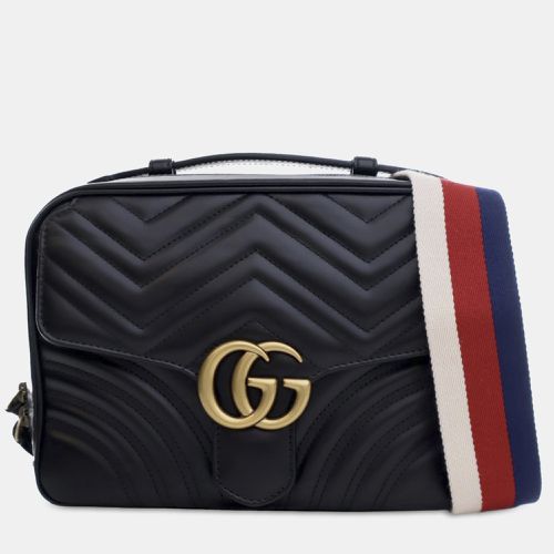 Small GG Marmont Sylvie Top Handle Satchel - Gucci - Modalova