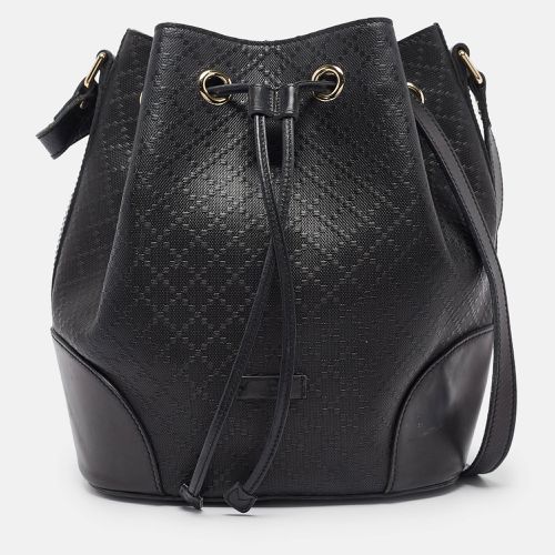 Gucci Black Diamante Leather Hilary Bucket Bag - Gucci - Modalova