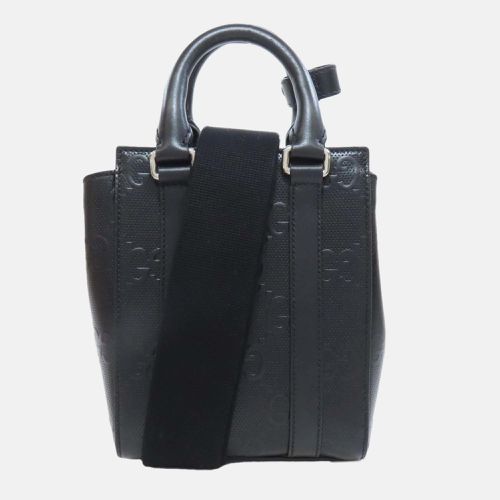 Gucci calf leather GG embossed handbag - Gucci - Modalova