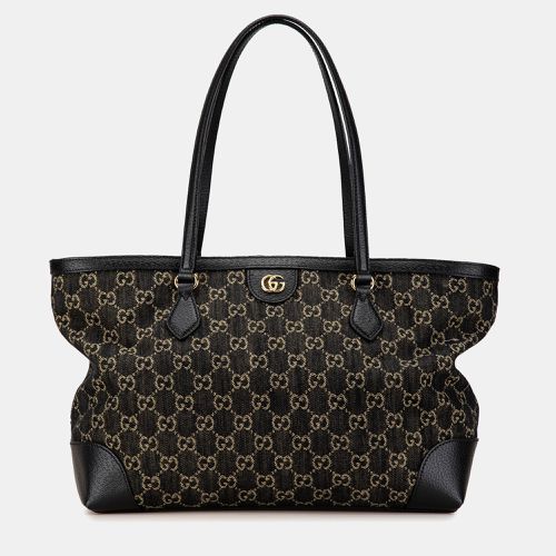 Gucci Medium GG Denim Ophidia Shopping Tote Bag - Gucci - Modalova