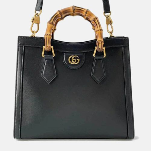 Gucci Small Leather Bamboo Diana Satchel - Gucci - Modalova