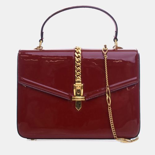 Gucci Small Patent Sylvie 1969 Satchel - Gucci - Modalova