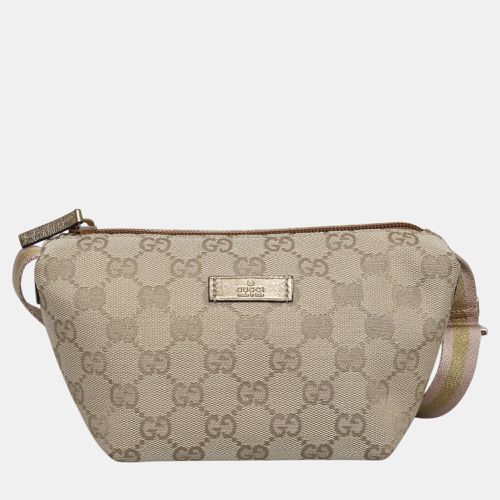 Gucci Brown Canvas GG Monogram Mini Bag - Gucci - Modalova