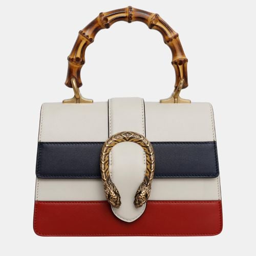 Gucci Tri Color Leather Mini Dionysus Bamboo Top Handle Bag - Gucci - Modalova