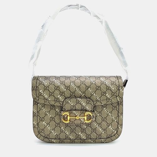 Gucci X Balenciaga Hacker Project 1955 Horsebit Shoulder Bag bag - Gucci - Modalova