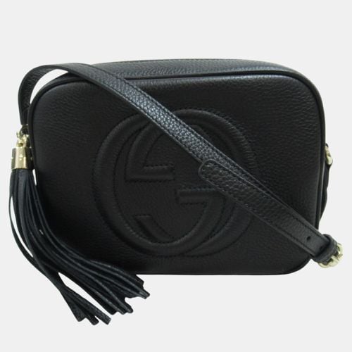 Gucci Black leather GG Soho Small Disco Bag - Gucci - Modalova