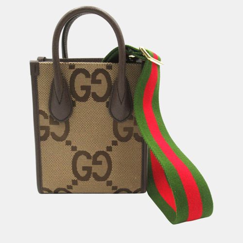 Gucci Brown Canvas Jumbo GG Tote Bag - Gucci - Modalova