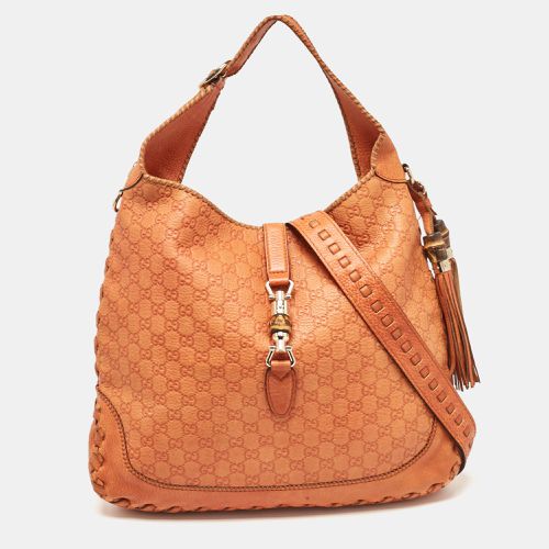 Gucci Orange Guccissima Leather Large New Jackie Shoulder Bag - Gucci - Modalova