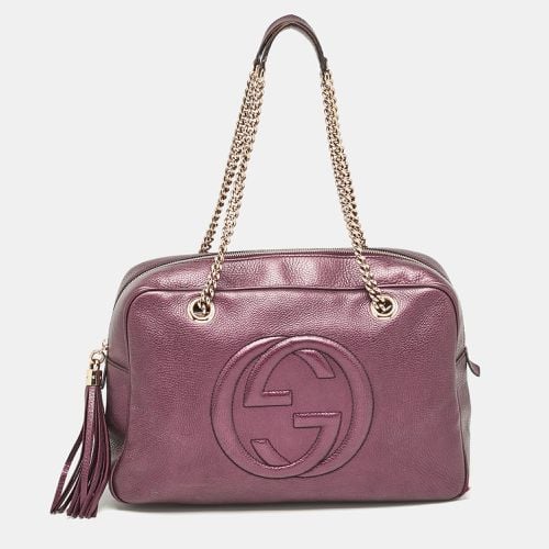 Leather Large Soho Chain Shoulder Bag - Gucci - Modalova