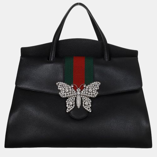 Gucci Crystal Butterfly Linea Totem Bag - Gucci - Modalova