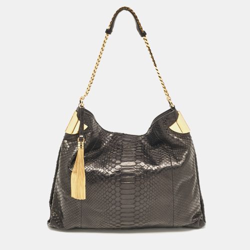 Gucci Black Python Large 1970 Shoulder Bag - Gucci - Modalova