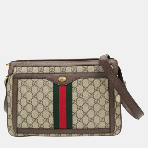 Gucci Ophidia Beige PVC Shoulder Bag - Gucci - Modalova