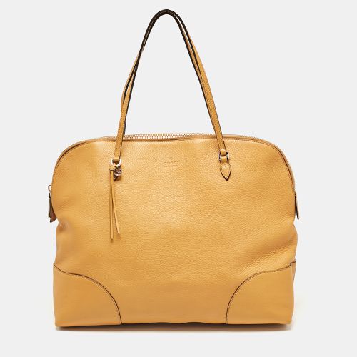 Gucci Mustard Yellow Leather Bree Satchel - Gucci - Modalova