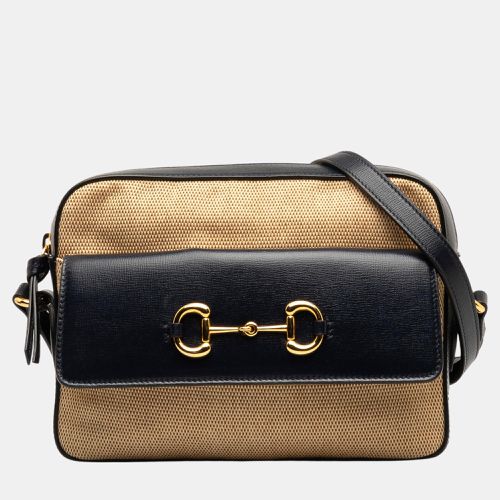 Gucci Brown Horsebit 1955 Flap Pocket Camera Bag - Gucci - Modalova