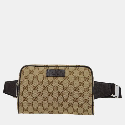 Gucci Beige Canvas GG Waist Bum Bag - Gucci - Modalova