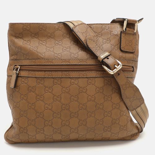 Gucci Beige Guccissima Leather Messenger Bag - Gucci - Modalova