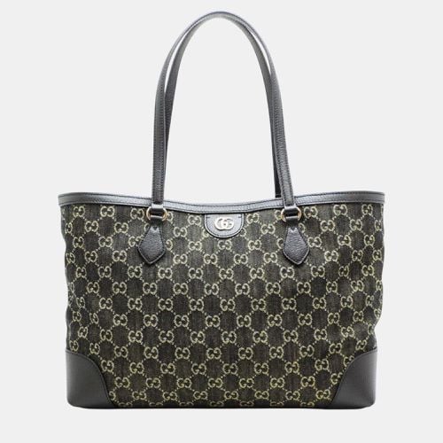 Gucci Denim Black Ophidia Medium GG Tote Bag - Gucci - Modalova