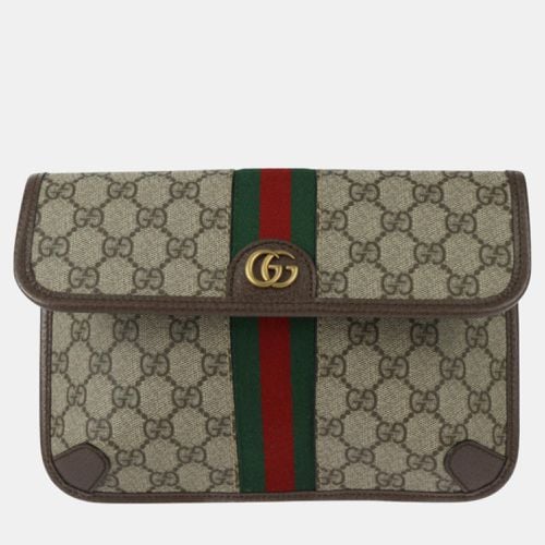 Supreme Canvas Leather Ebony GG Ophidia Small Belt Bag - Gucci - Modalova