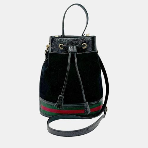 Suede Patent Leather Ophidia Handbag - Gucci - Modalova