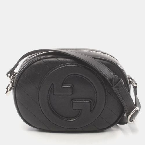 Gucci Leather Black Blondie Shoulder Bag - Gucci - Modalova