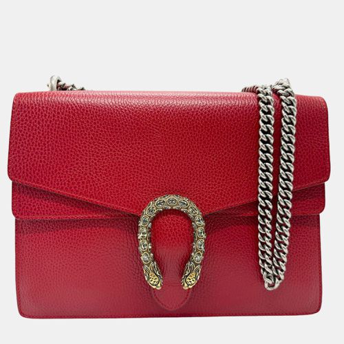 Gucci Leather Red Dionysus Shoulder Bag - Gucci - Modalova