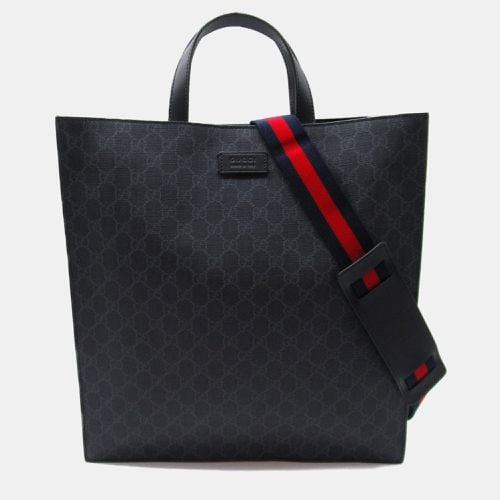 Gucci Black canvas GG Supreme Hand Bag - Gucci - Modalova