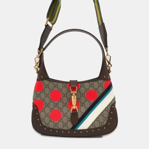 Gucci Jackie 1961 GG Supreme Geometric Print Small Shoulder Bag - Gucci - Modalova