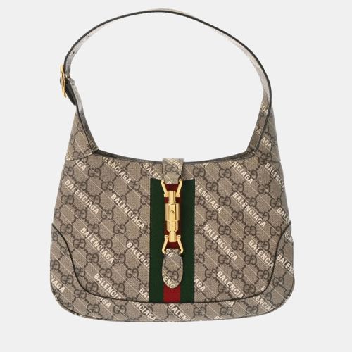 Gucci Beige PVC GG Supreme Jackie 1961 Shoulder Bag - Gucci - Modalova