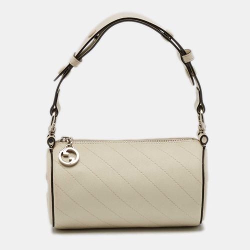 Gucci White Diagonal Quilted Leather Mini Blondie Bag - Gucci - Modalova