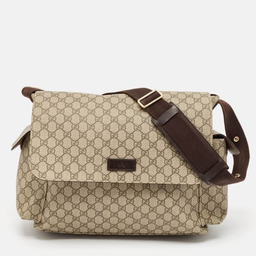 Gucci Beige GG Supreme Canvas Medium Baby Changing Bag - Gucci - Modalova