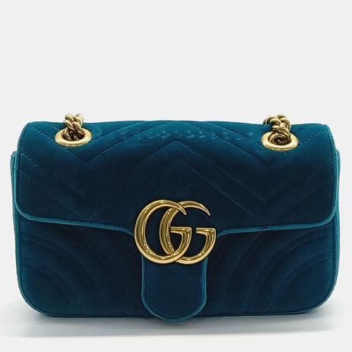 Gucci Matrasse Velvet Shoulder Bag - Gucci - Modalova