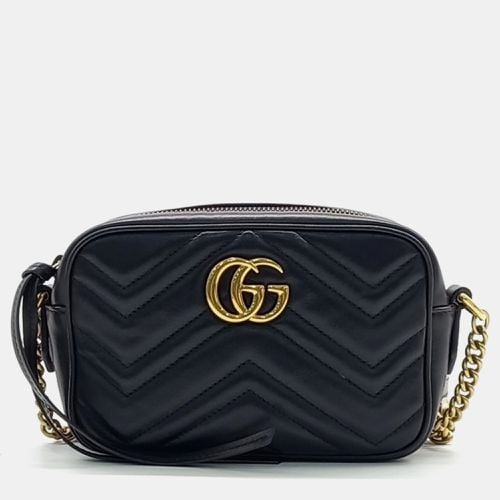 Gucci Marmont Matelasse Mini Crossbody Bag - Gucci - Modalova